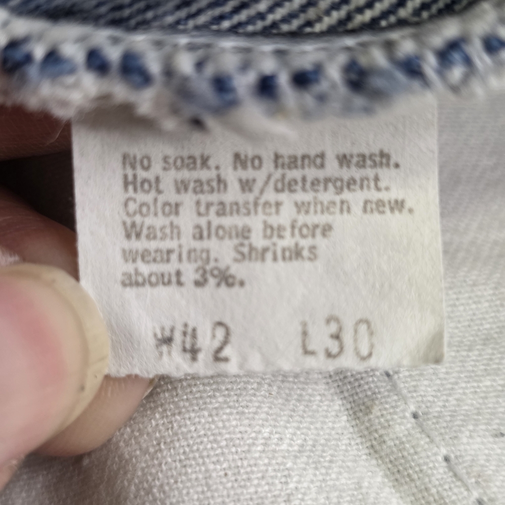 Levi's Orange Tab Jeans Mens 42x30 - Picture 3 of 14